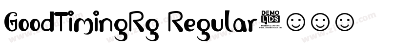 GoodTimingRg Regular字体转换